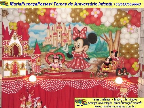 Maria Fumaa Festas - Temas de Aniversrio Infantil - Castelo da Minnie (foto05)