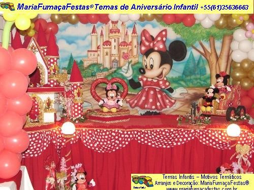 Maria Fumaa Festas - Temas de Aniversrio Infantil - Castelo da Minnie (foto06)