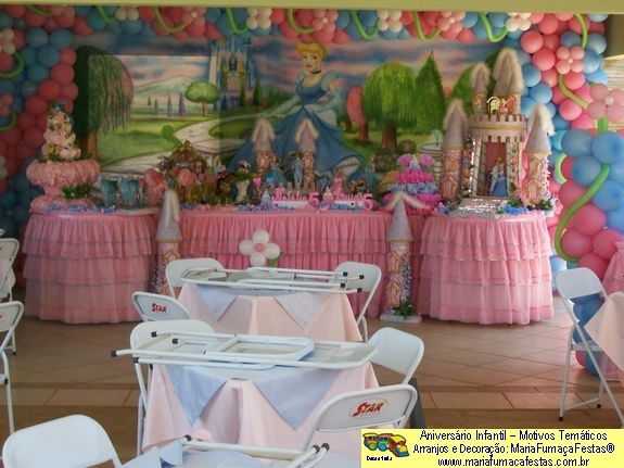 imagem Cinderela_30 - Decoraão com Tema Aniversrio Infantil da Cinderela