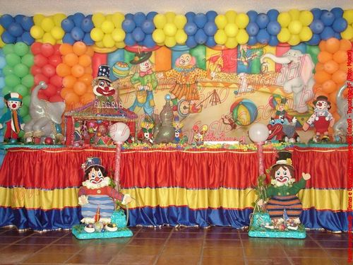 foto/imagem do Tema de Aniversrio Infantil Circo/Palhaos (foto Circo_03) - Maria Fumaa Festas