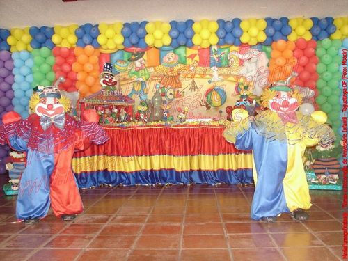 foto/imagem do Tema de Aniversrio Infantil Circo/Palhaos (foto Circo_04) - Maria Fumaa Festas