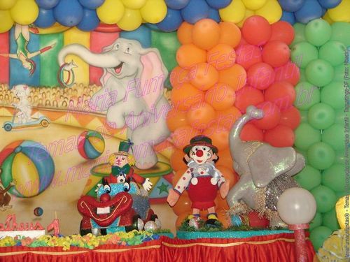 foto/imagem do Tema de Aniversrio Infantil Circo/Palhaos (foto Circo_08) - Maria Fumaa Festas
