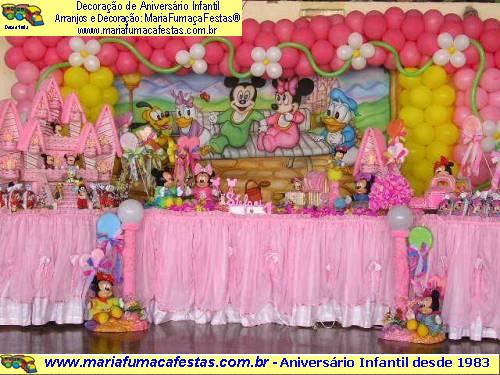 Imagem Decoraão de Festa Infantil - Motivo Temtico Baby Disney Rosa da Maria Fumaa Festas (09)