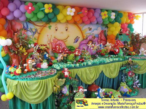Primavera - Decora�&atilde;o de Anivers�rio Infantil - MariaFuma�aFestas&reg;&nbsp;- Taguatinga-DF - fone: (61)35636663