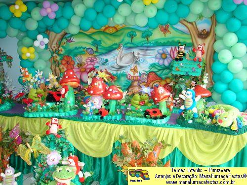 Primavera - Decora�&atilde;o de Anivers�rio Infantil - MariaFuma�aFestas&reg;&nbsp;- Taguatinga-DF - fone: (61)35636663