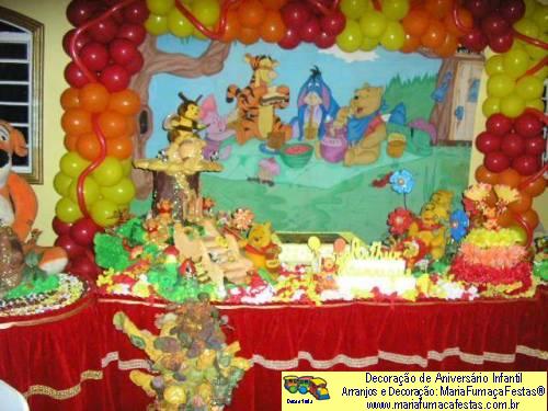 Ursinho Puff - Decora�&atilde;o de Anivers�rio Infantil - MariaFuma�aFestas&reg;&nbsp;- Taguatinga-DF - fone: (61)35636663