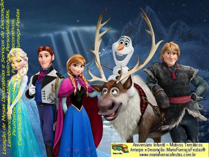 Temas Infantis desenvolvidos pela Maria Fumaa Festas - Decoraão de festa Infantil Frozen da Maria Fumaa Festas