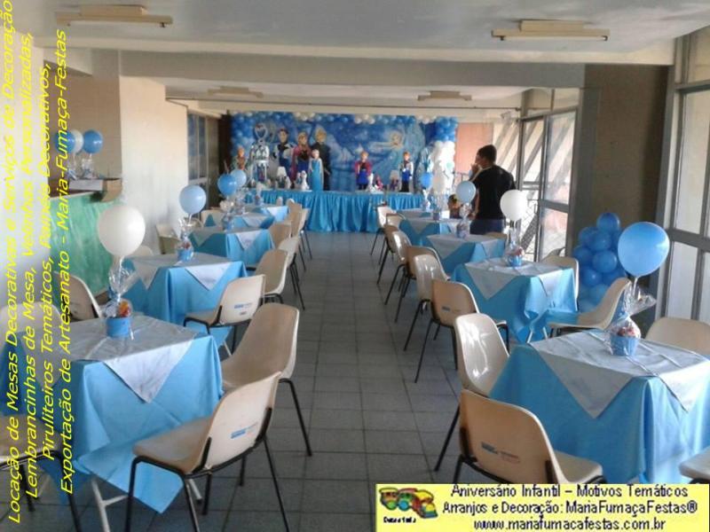 Temas Infantis desenvolvidos pela Maria Fumaa Festas - Decoraão de festa Infantil Frozen da Maria Fumaa Festas