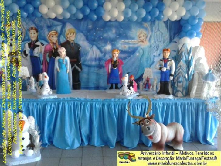 Temas Infantis desenvolvidos pela Maria Fumaa Festas - Decoraão de festa Infantil Frozen da Maria Fumaa Festas