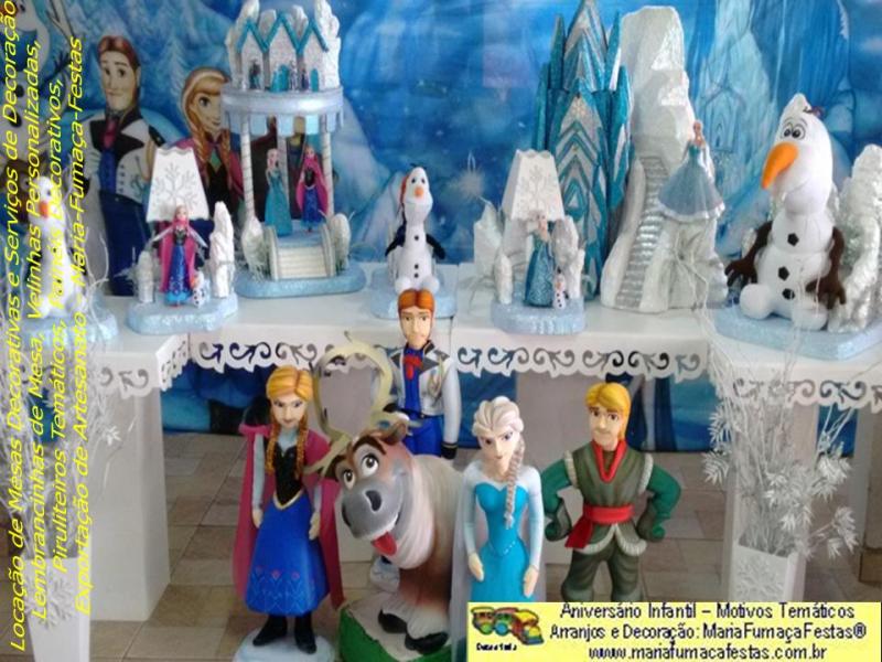 Temas Infantis desenvolvidos pela Maria Fumaa Festas - Decoraão de festa Infantil Frozen da Maria Fumaa Festas