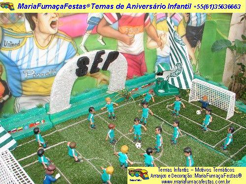 imagem temas infantis mesas temticas / motivos temticos de Aniversrio Infantil futebol Palmeiras