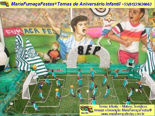 imagem temas infantis mesas temticas / motivos temticos de Aniversrio Infantil futebol Palmeiras