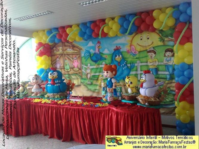 foto de Tema Festa Aniversrio Infantil com a Galinha Pintadinha da Maria Fumaa Festas (02)