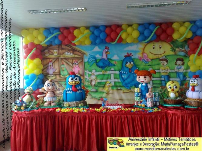 foto de Tema Festa Aniversrio Infantil com a Galinha Pintadinha da Maria Fumaa Festas (04)