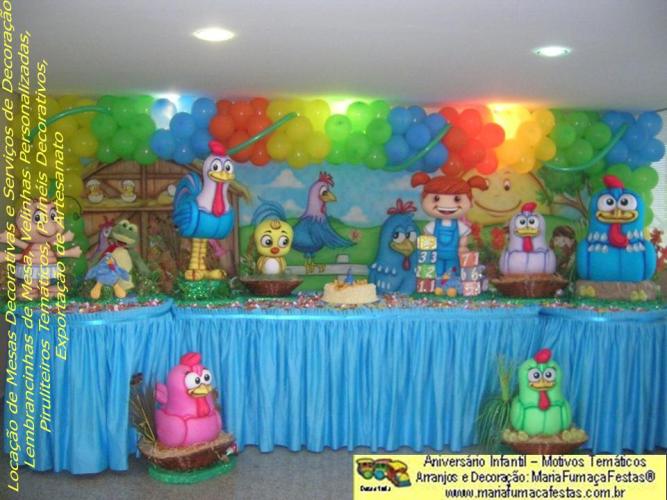 foto de Tema Festa Aniversrio Infantil com a Galinha Pintadinha da Maria Fumaa Festas (05)