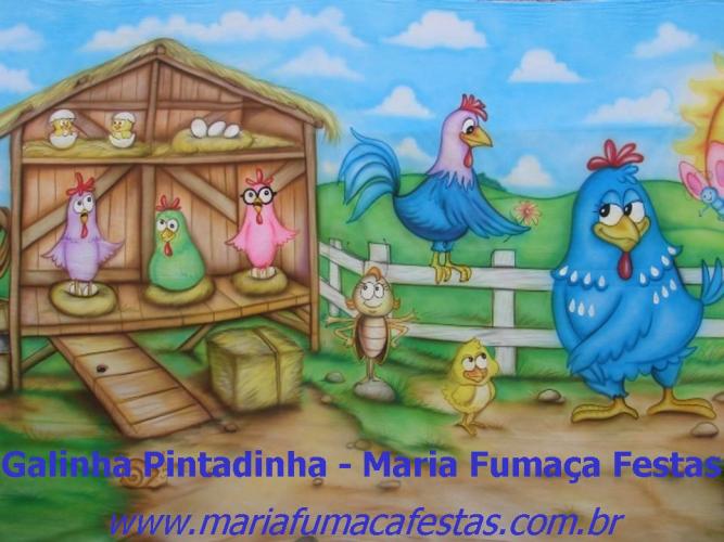 Decoraão Festa de Aniversrio Infantil Galinha Pintadinha da Maria Fumaa Festas (foto ampliada 07)