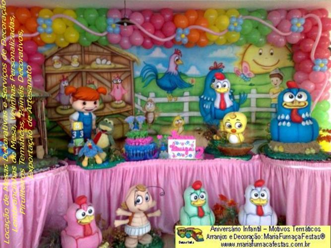 Decoraão Festa de Aniversrio Infantil Galinha Pintadinha da Maria Fumaa Festas (13)