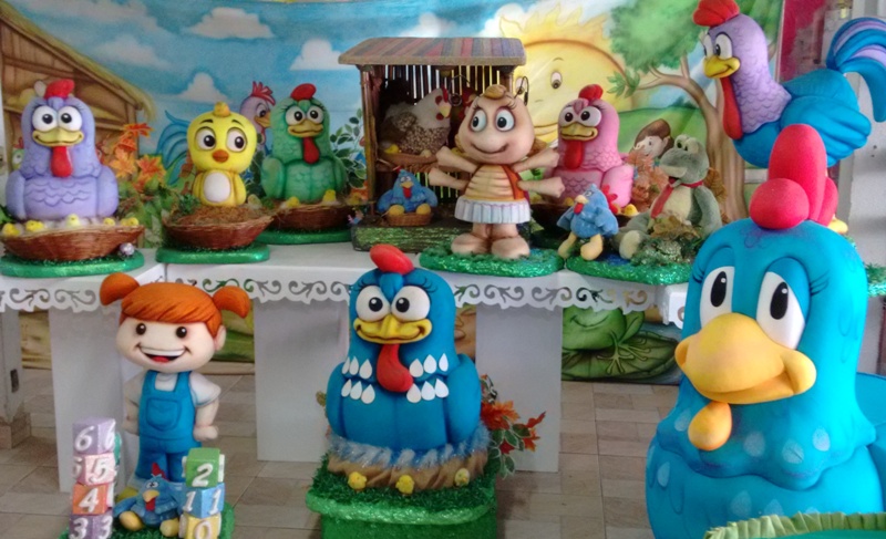 Decoraão Festa de Aniversrio Infantil Galinha Pintadinha da Maria Fumaa Festas (06)