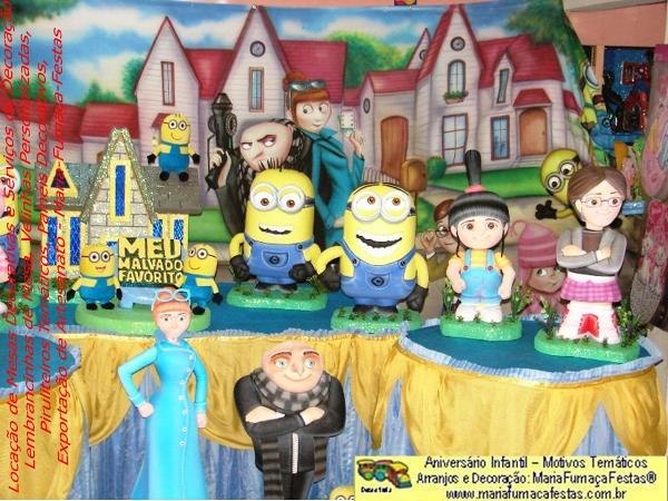 Imagem de Temas para Anivers�rio Infantil - Festa Infantil - MeuMalvadoFavorito Maria-Fuma�a-Festas - foto-05