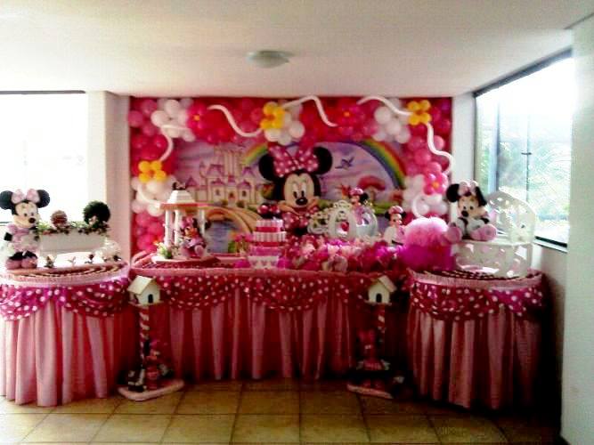 Imagem Decoraão de Festa Infantil - Motivo Temtico Minnie Rosa Maria Fumaa Festas (08)