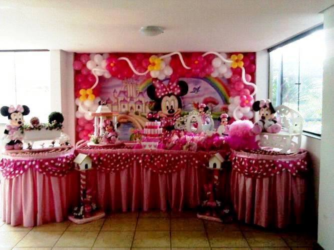 Imagem Decoraão de Festa Infantil - Motivo Temtico Minnie Rosa Maria Fumaa Festas (12)