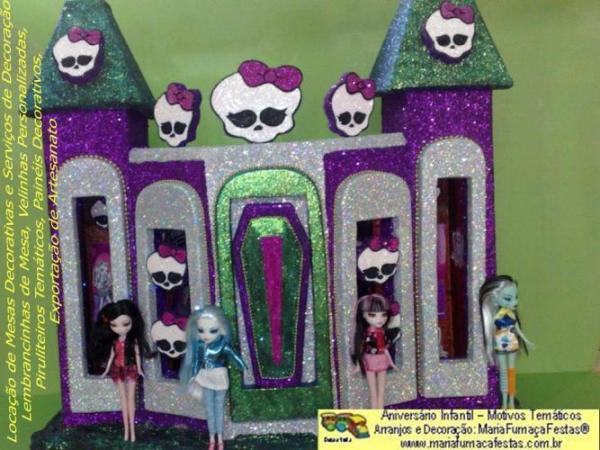 Temas Infantis desenvolvidos pela Maria Fumaça Festas - Decoração de festa Monster High da Maria Fumaça Festas