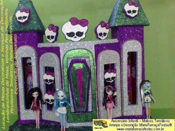 Temas Infantis desenvolvidos pela Maria Fumaa Festas - Decoraão de festa Monster High da Maria Fumaa Festas