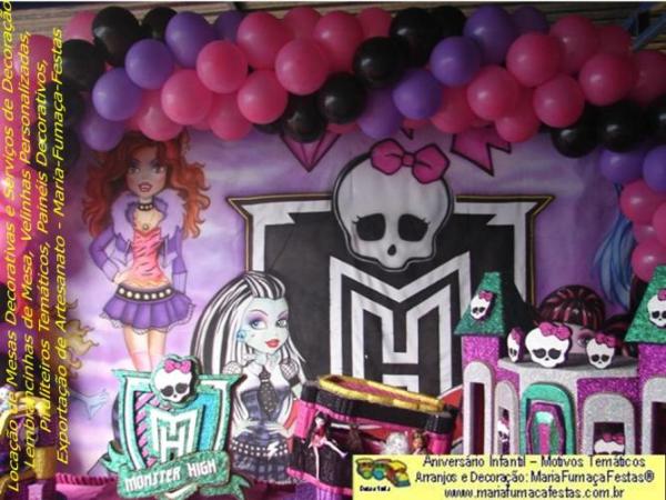 Imagem de Temas para Aniversrio Infantil - Festa Infantil - Monster High (Bonecas Monstrinhas) Maria-Fumaa-Festas - foto-06