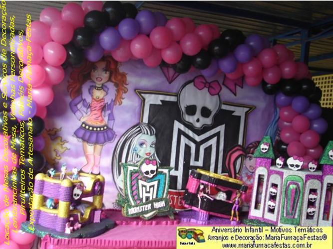 Temas Infantis desenvolvidos pela Maria Fumaça Festas - Decoração de festa Monster High da Maria Fumaça Festas (08)