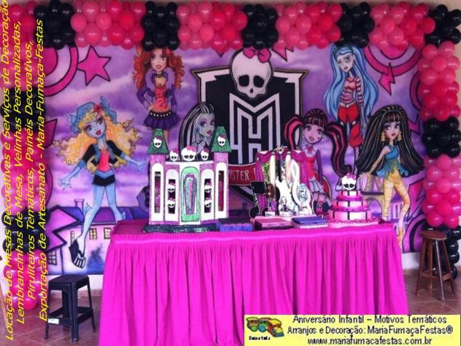 Temas Infantis desenvolvidos pela Maria Fumaa Festas - Decoraão de festa Monster High da Maria Fumaa Festas (09)