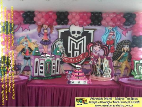 Temas Infantis desenvolvidos pela Maria Fumaça Festas - Decoração de festa Monster High da Maria Fumaça Festas (13)