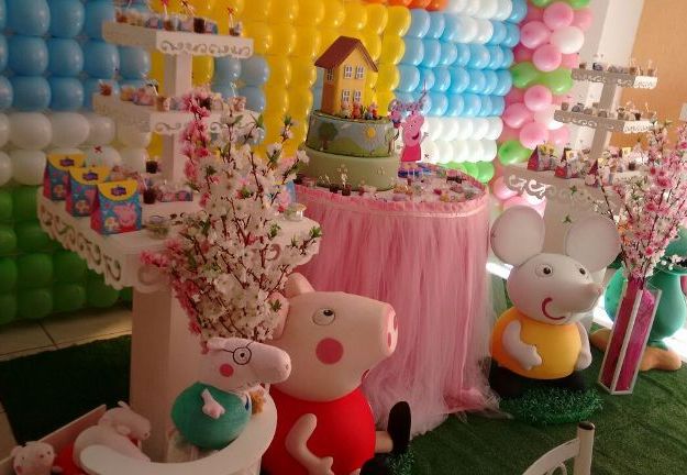 Temas Infantis desenvolvidos pela Maria Fumaa Festas - Decoraão de festa Peppa-Pig da Maria Fumaa Festas