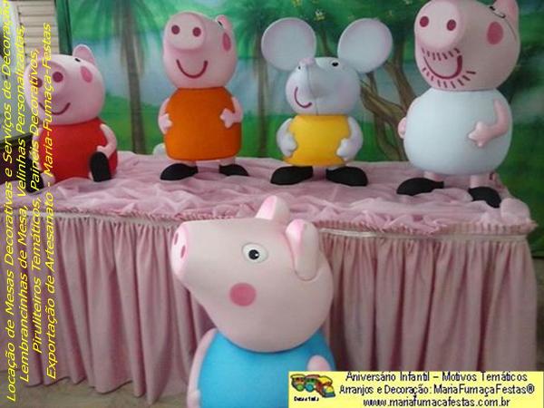 Imagem Decoraão de Festa Infantil - Motivo Temtico Peppa-Pig Maria Fumaa Festas (03)