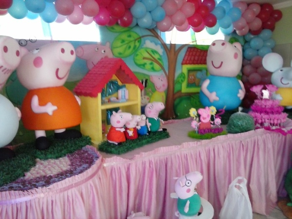 Temas Infantis desenvolvidos pela Maria Fumaa Festas - Decoraão de festa Peppa-Pig da Maria Fumaa Festas