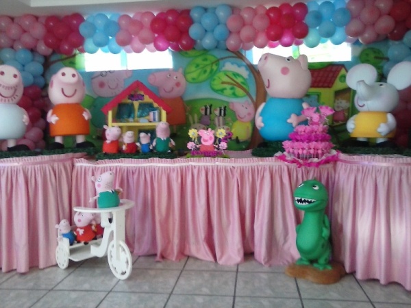 Temas Infantis desenvolvidos pela Maria Fumaa Festas - Decoraão de festa Peppa-Pig da Maria Fumaa Festas