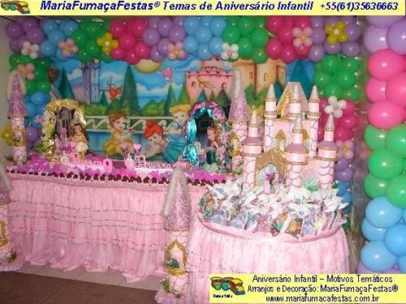 tema infantil Pequenas Princesas - foto/imagem 01