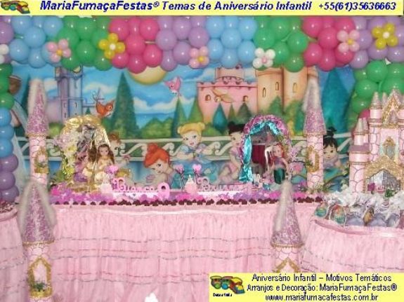 tema infantil Pequenas Princesas - foto/imagem 05