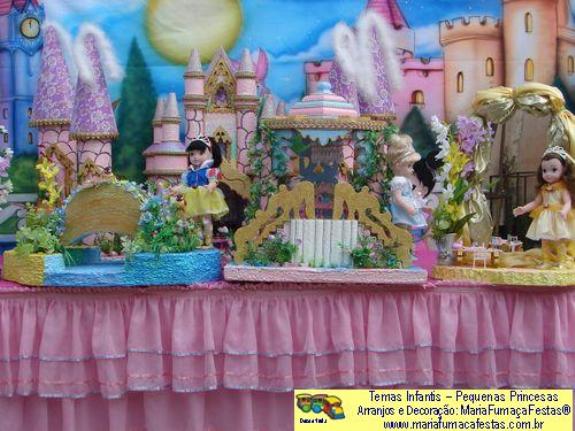 tema de festa de aniversrio infantil Pequenas Princesas - foto/imagem 06