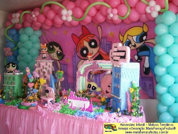 Poderosas_58 - Tema Decoraão de Aniversrio Infantil Super-Poderosas