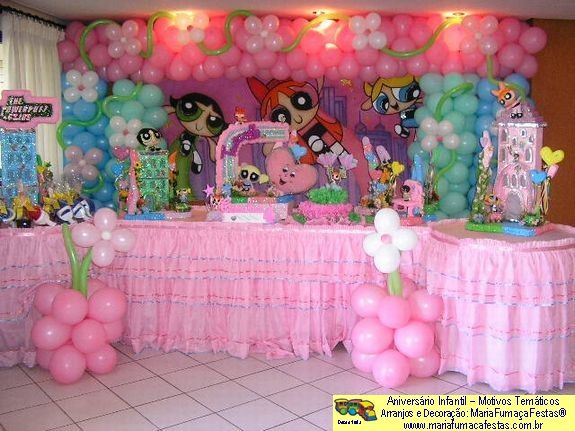 Poderosas_63 - Tema Decoraão de Aniversrio Infantil Super-Poderosas