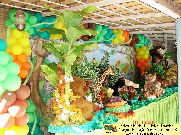 Selva / Safari - Tema de anivers�rio Infantil - Motivos tem�ticos do Selva Safari (foto 14) da MariaFuma�aFestas-Taguatinga-DF