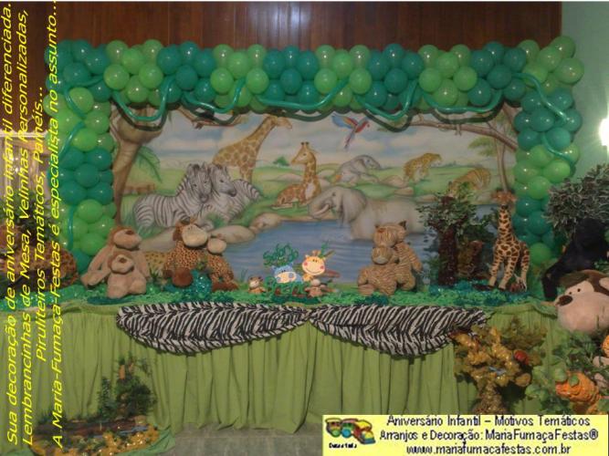 MariaFumaçaFestas - Temas de Aniverário Infantil - Selva / Safari (foto 15)