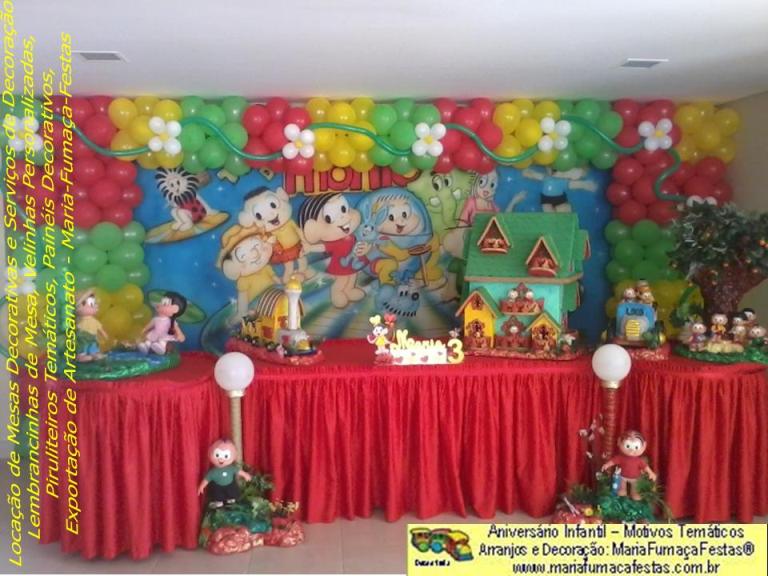 MariaFumaaFestas - Aniversrio Infantil - Decoraão da Turma da Mnica (08)