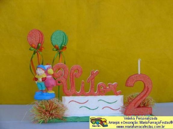 Velinha Personalizada para aniversrio infantil (33) - Maria Fumaa Festas - Tema Infantil - Decoraão de Aniversrio Infantil