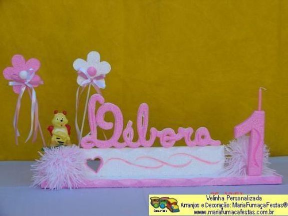 Velinha Personalizada para aniversrio infantil (34) - Maria Fumaa Festas - Tema Infantil - Decoraão de Aniversrio Infantil