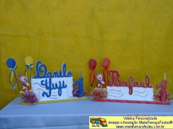 Velinha Personalizada para aniversário infantil (38) - Maria Fumaça Festas - Tema Infantil - Decoração de Aniversário Infantil