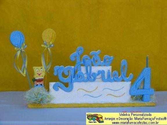 Velinha Personalizada para aniversrio infantil (40) - Maria Fumaa Festas - Tema Infantil - Decoraão de Aniversrio Infantil