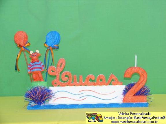 Velinha Personalizada para aniversrio infantil (43) - Maria Fumaa Festas - Tema Infantil - Decoraão de Aniversrio Infantil