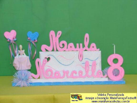 Velinha Personalizada para aniversrio infantil (46) - Maria Fumaa Festas - Tema Infantil - Decoraão de Aniversrio Infantil