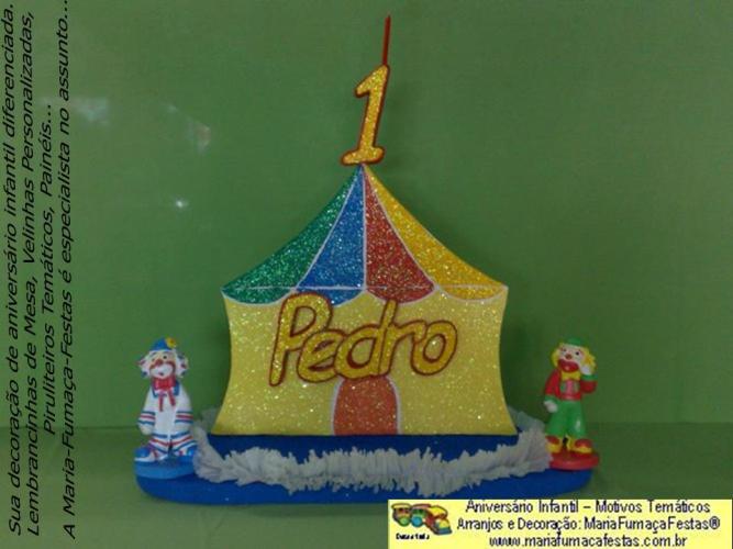 Decoraão de Aniversrio Infantil - Velinha Temtica - Patat Patat - Maria Fumaa Festas 